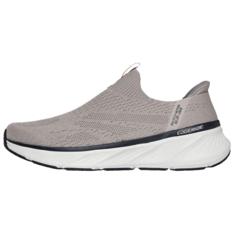 

Skechers Кроссовки мужские Slip Ins Low Top Casual, серо-коричневые