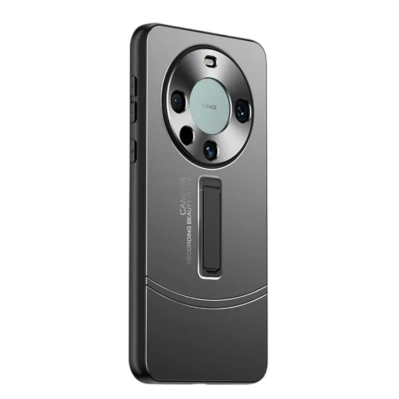 

Чехол для телефона Povatine, Black|Light and shadow metal matte bracket integrated case
