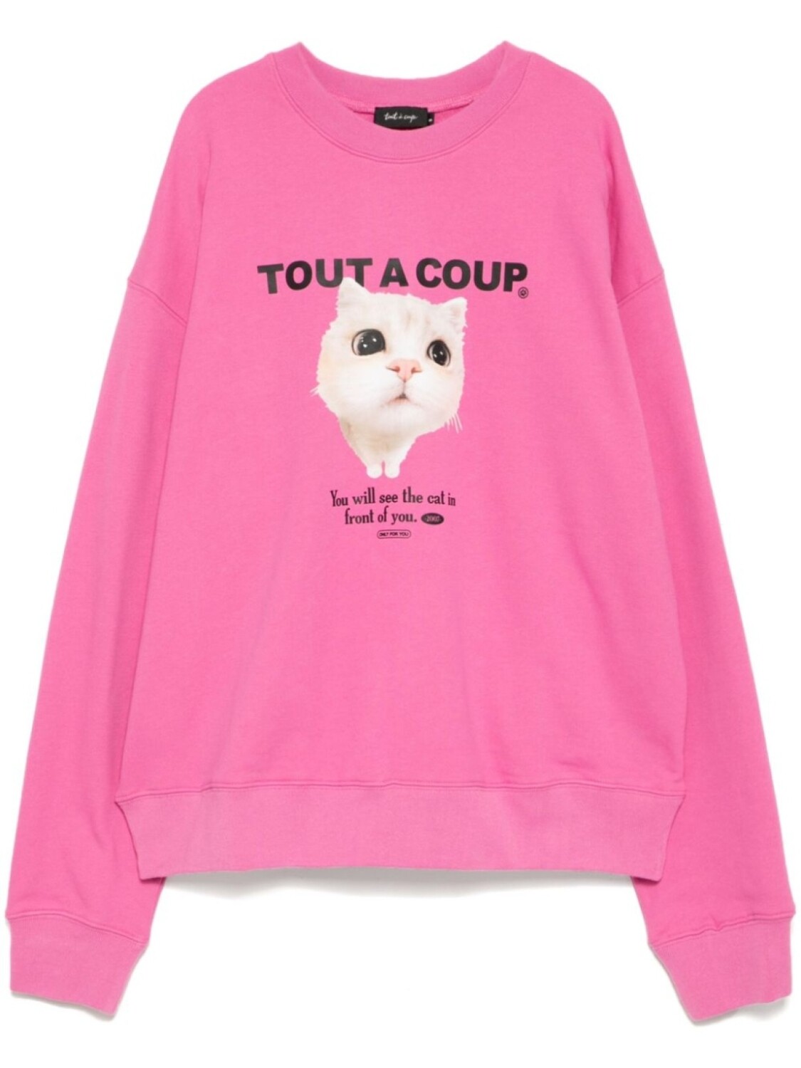 

Толстовка с принтом Tout a coup, розовый