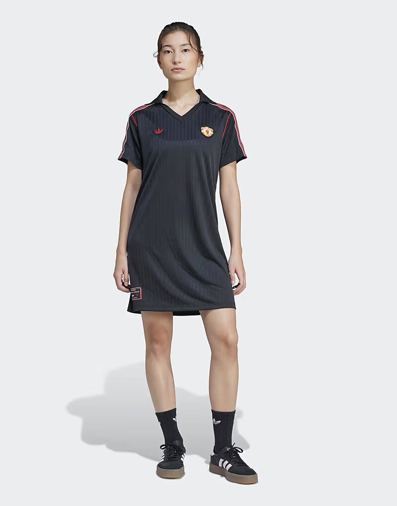 

Платье Adidas Originals Manchester united terrace icons dress in black