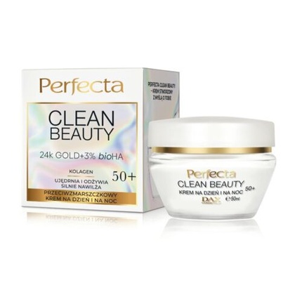 

Perfecta Clean Beauty 50+ Дневной и ночной крем против морщин 50 мл Dax