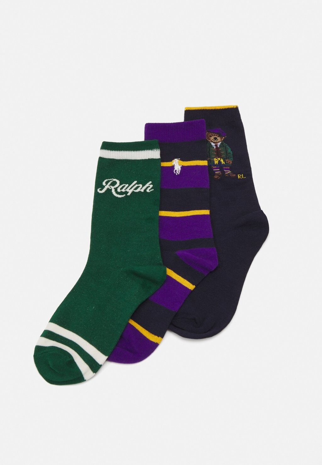 

Носки CREW SOCK UNISEX 3 PACK Polo Ralph Lauren, мультиколор
