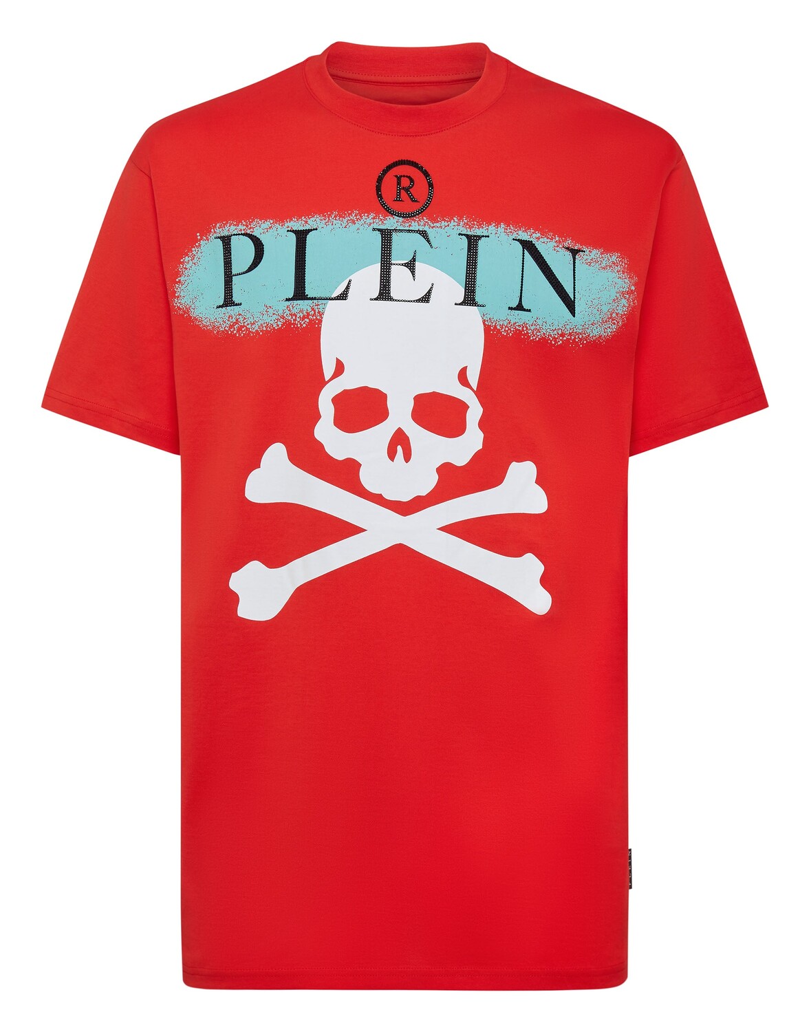 

Футболка с круглым вырезом SS Philipp Plein, красный