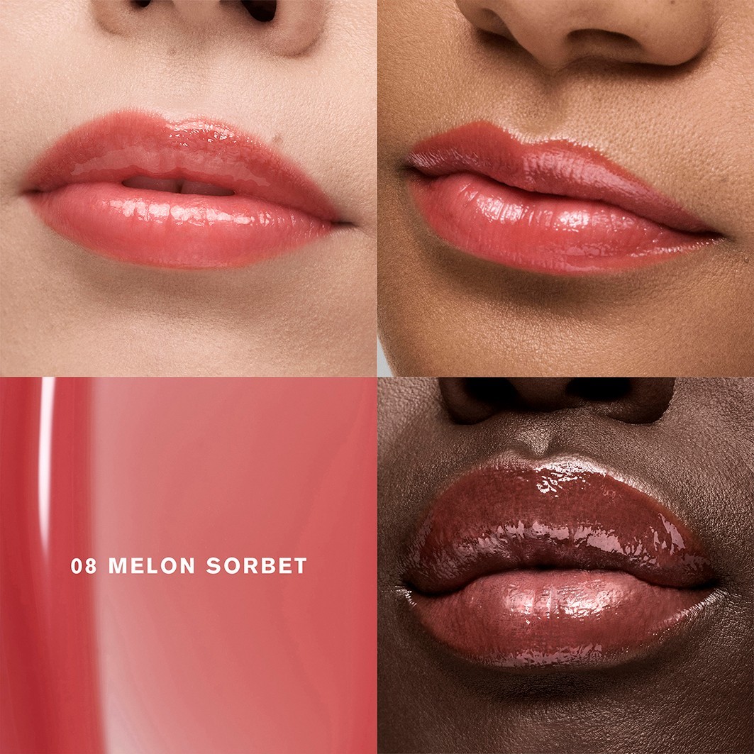 Масло для губ futurist glossy pout lip oil Estee Lauder, 08 - melon sorbet, объем 6 мл. — фото 3