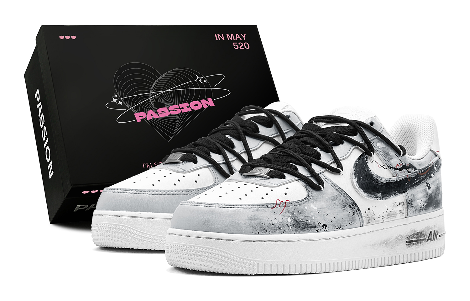 

Nike Кроссовки Air Force 1 Ink Shadow с мелодичными чернилами, низкие, для детей и подростков
