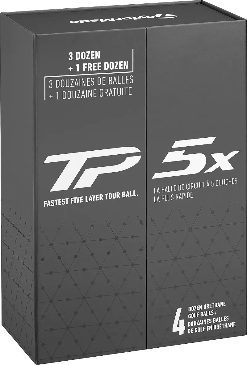 

Мячи для гольфа TaylorMade 2024 TP5x — 4 дюжины, белый