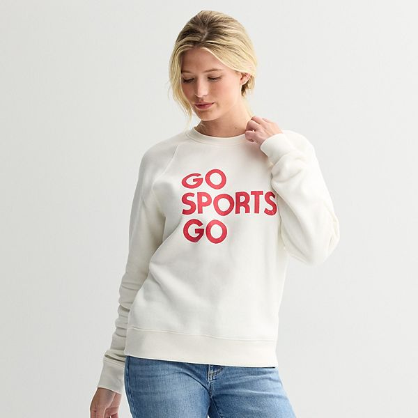 

Женский флисовый свитшот Sonoma Goods For Life, Ivory Go Sports, Бежевый, Женский флисовый свитшот Sonoma Goods For Life, Ivory Go Sports