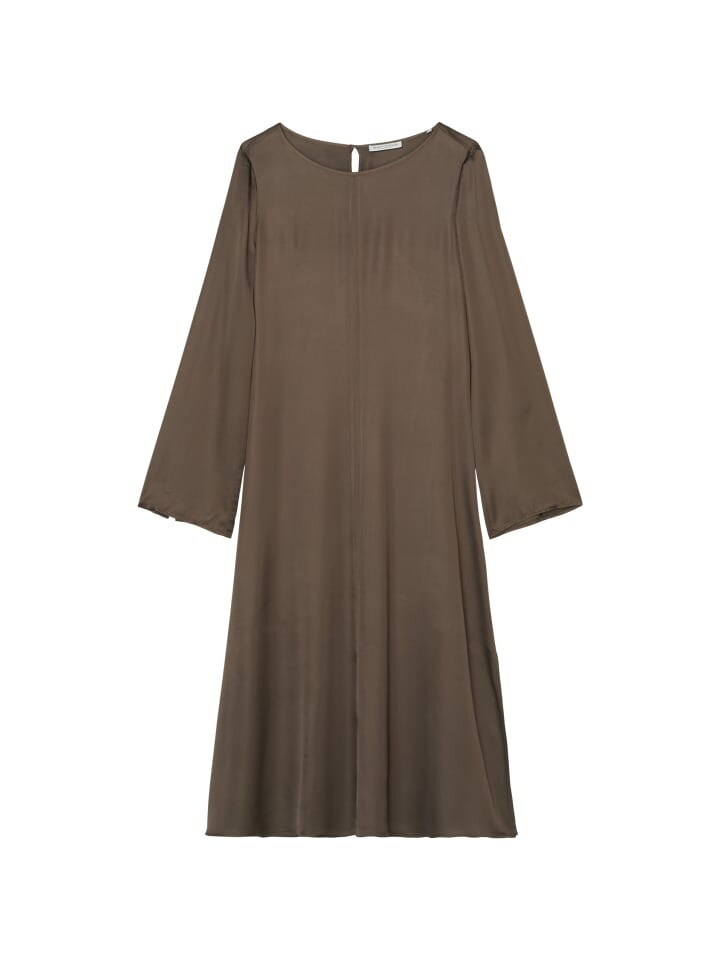 

Длинное платье Marc O'Polo Satin shaped, цвет pure brown