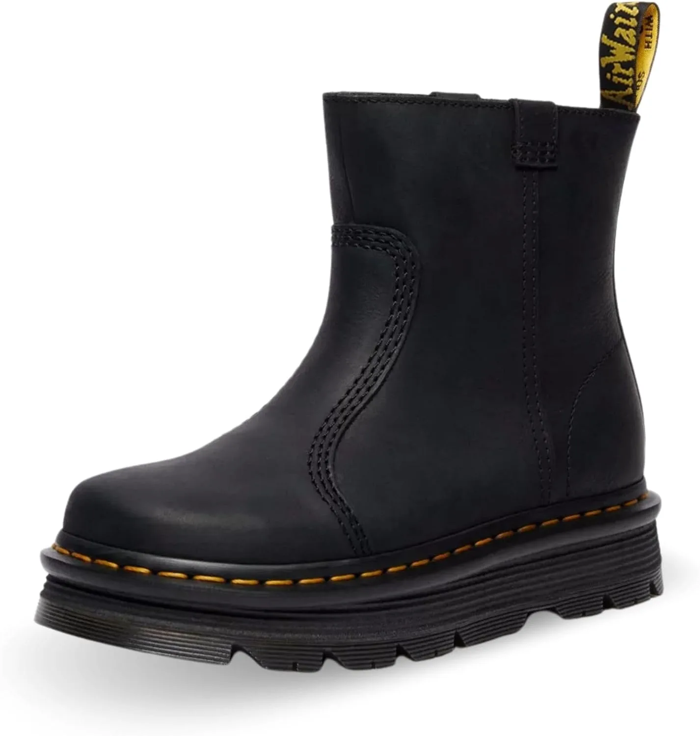 Мужские ботинки Dr. Martens Zebzag Rigger Black Wyoming Platform, черный
