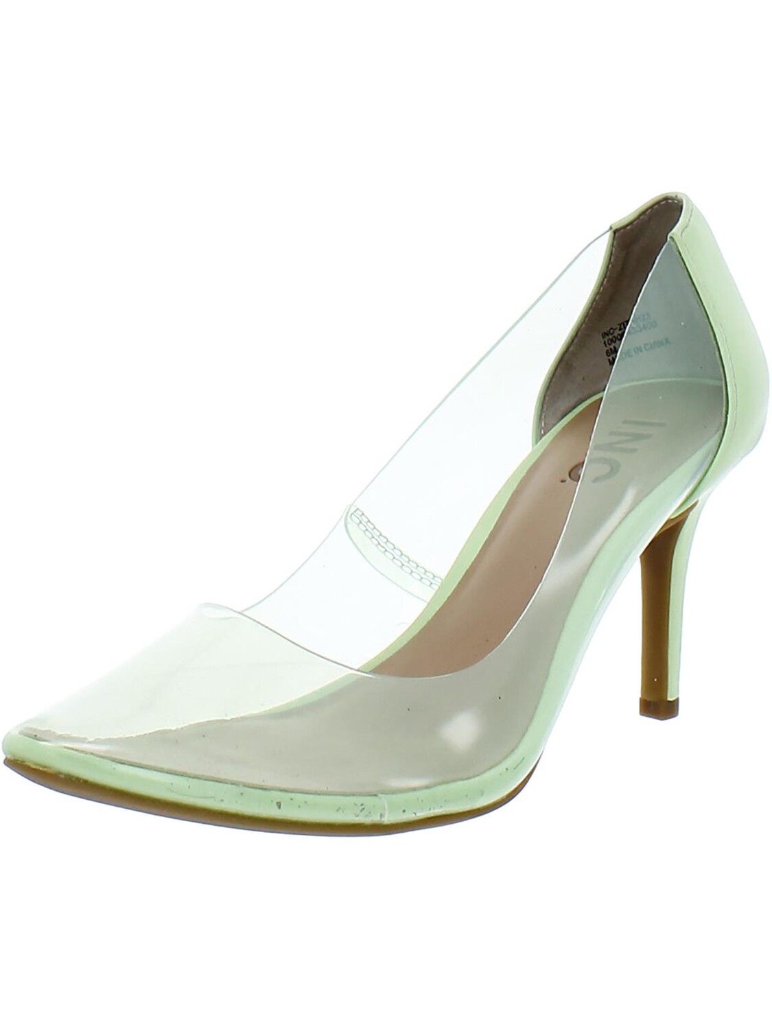 

Женские туфли на каблуке Zitah 23, смешанная техника INC, цвет Light Green Vinyl