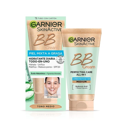 

Skinactive Bb крем для комбинированной и жирной кожи Spf25 средний 50мл, Garnier