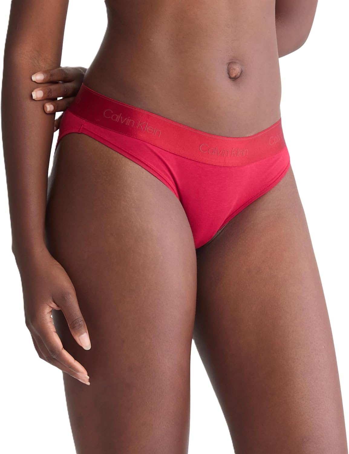 

Женские современные трусики-бикини Calvin Klein из хлопка и стретч-хлопка, Juneberry