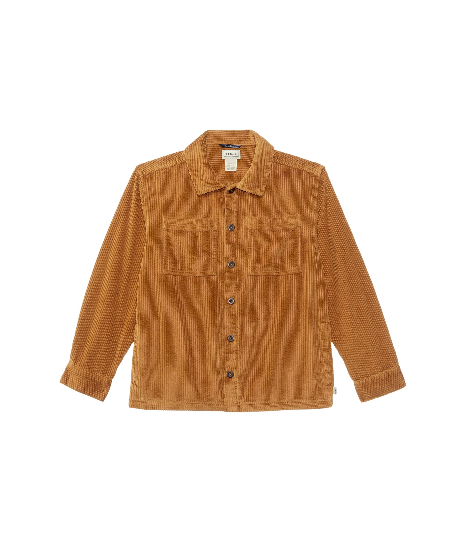 

Рубашка L.L.Bean Kid's L.L.Bean Comfort Corduroy Shirt, цвет Brown 1