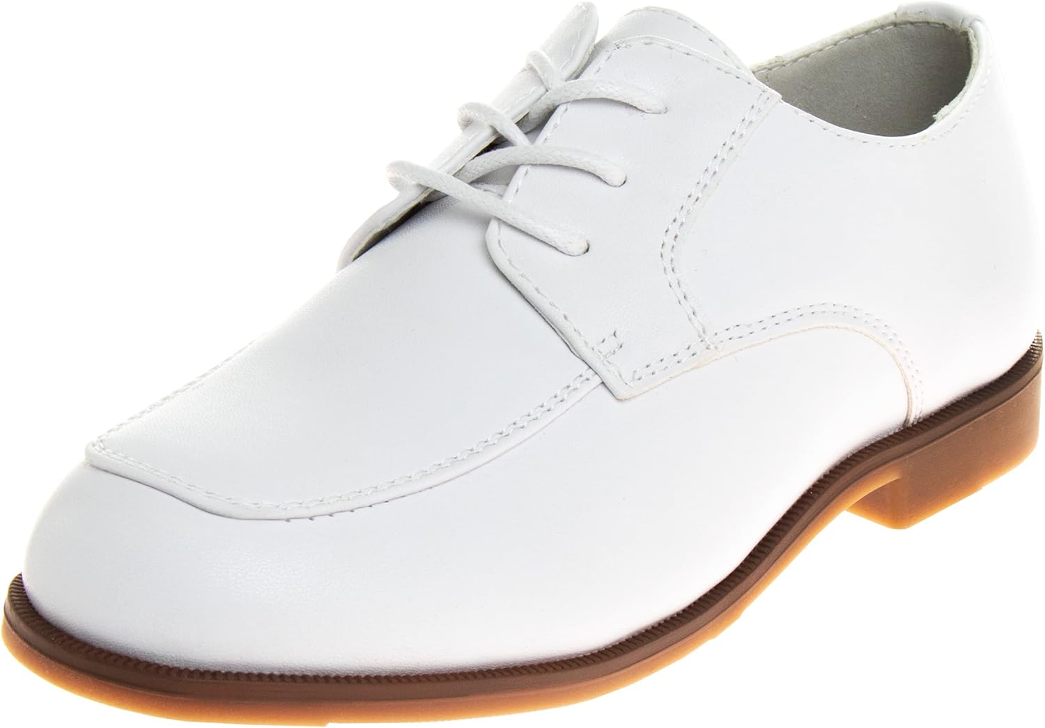 

Классические комфортные оксфорды Josmo Boys - модель Wing Tip, формальные туфли на шнуровке (цвета: черный/коричневый/белый) (размеры: 7-10 малыши / 11-2 маленькие дети / 3-6 большие дети)