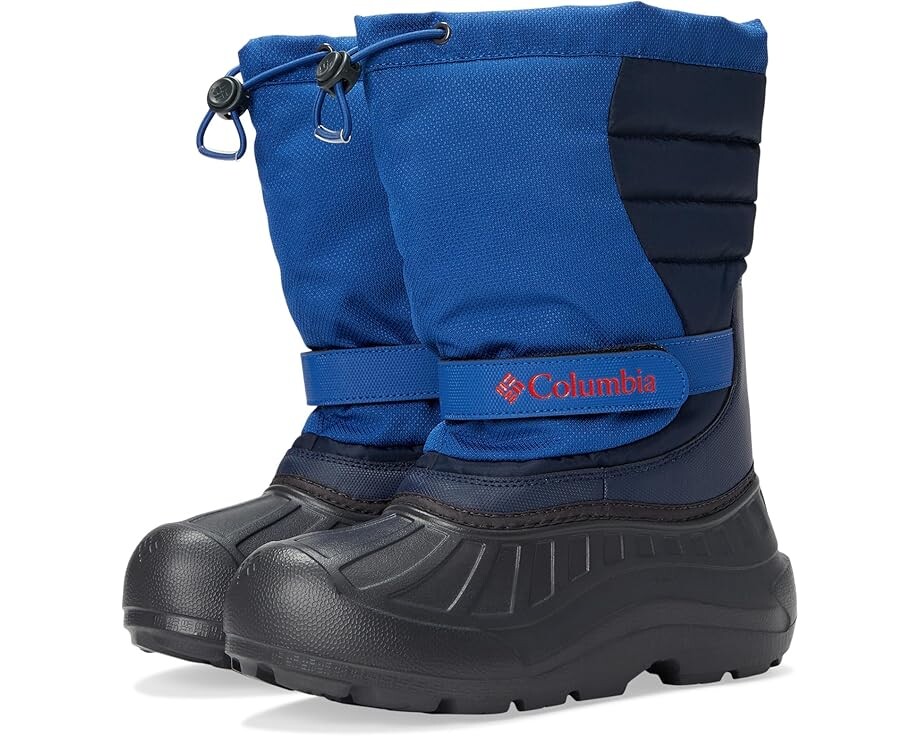 

Ботинки Columbia Kids Powderbug Snowlite, цвет Mountain Blue/Spicy