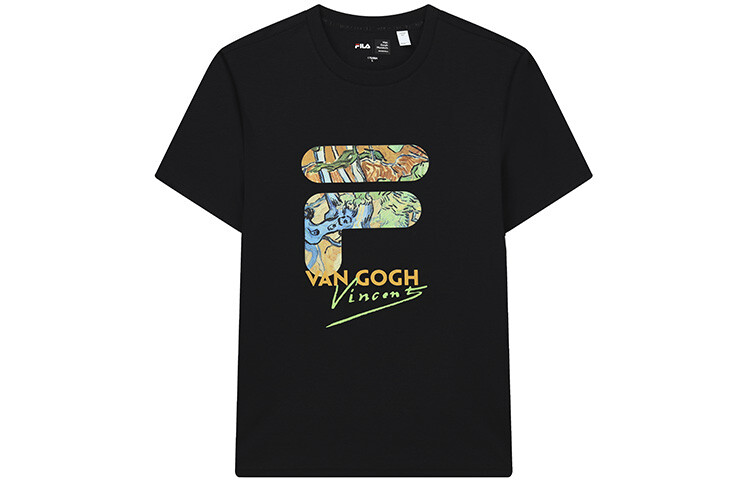 

Футболка Vincent Van Gogh мужская, цвет черный как смоль Fila, черный
