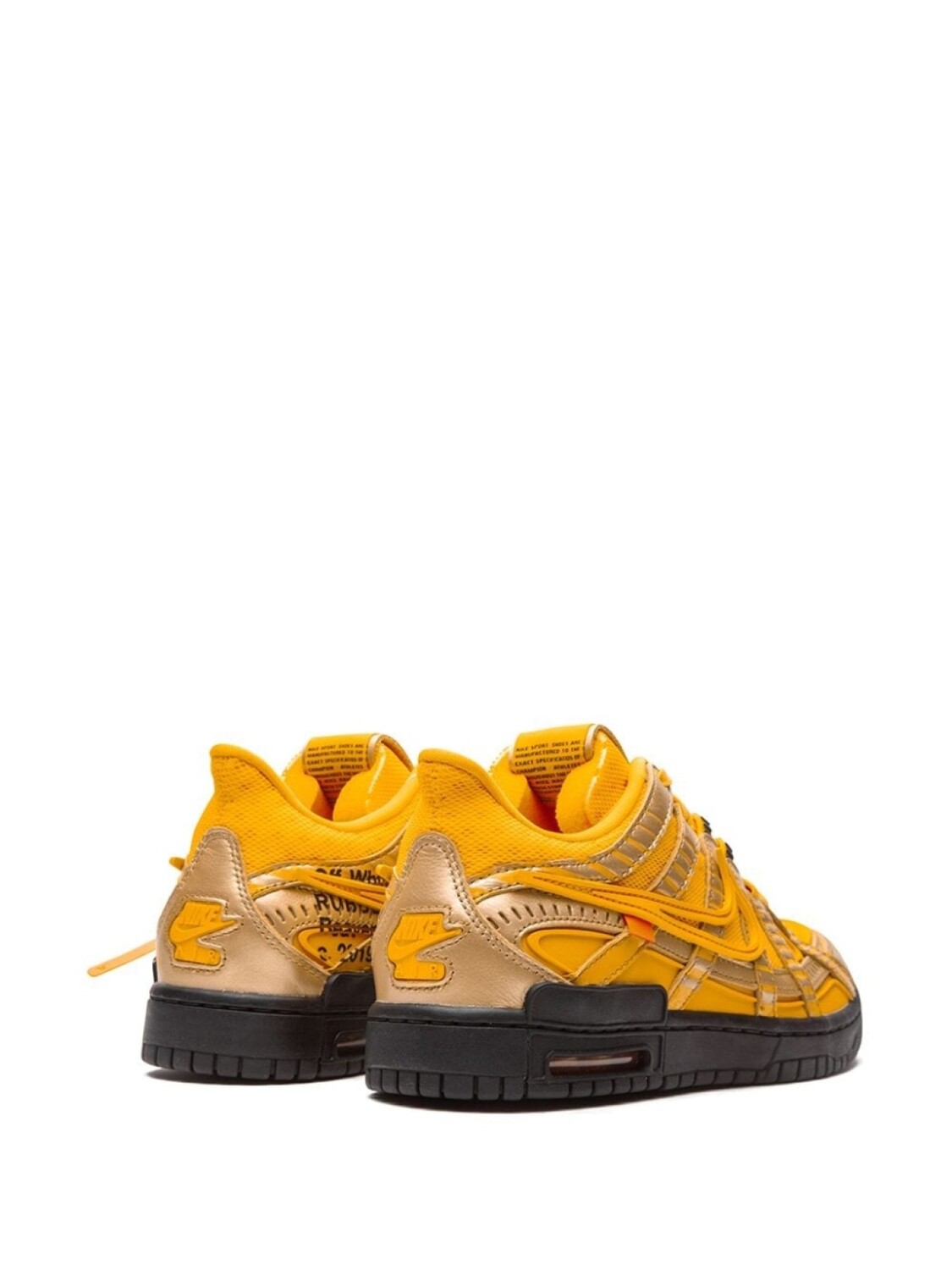 Nike кроссовки Air Rubber Dunk, желтый — фото 3