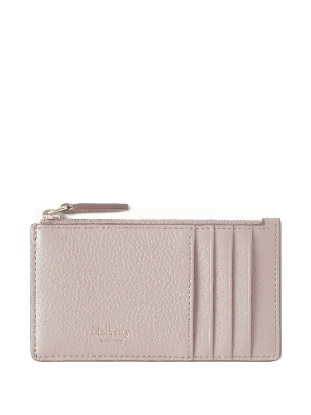 

Континентальный кардхолдер на молнии Mulberry, розовый