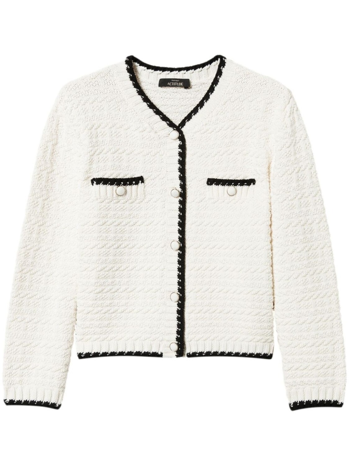 

TWINSET жаккардовый жакет, белый