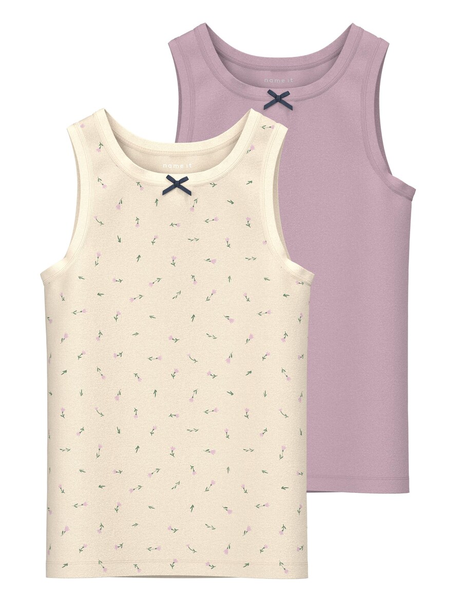 

Майка NAME IT, цвет Cream/Light purple