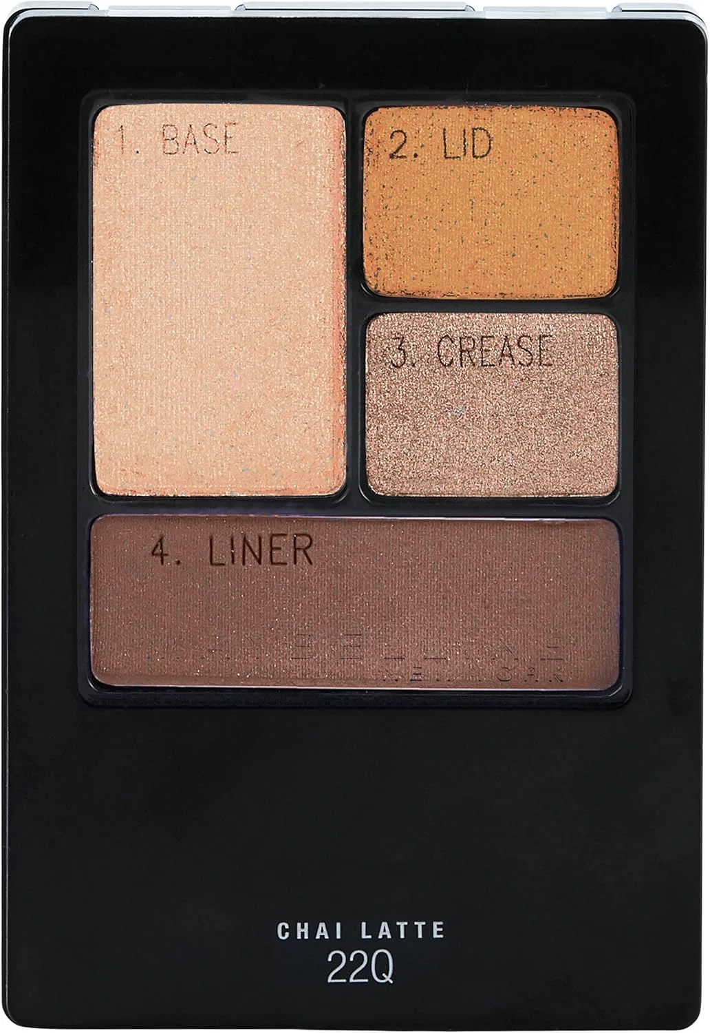 Тени для век Maybelline New York Expert Wear Quad Chai Latte 0.17 oz