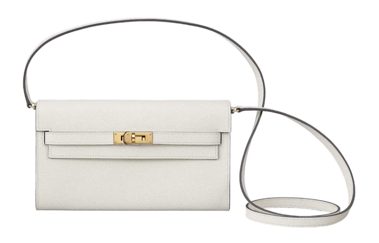 

Кошелек Kelly To Go из телячьей кожи, сумка через плечо, женская сумка на плечо HERMES, k stamp, full set original hardware protective film