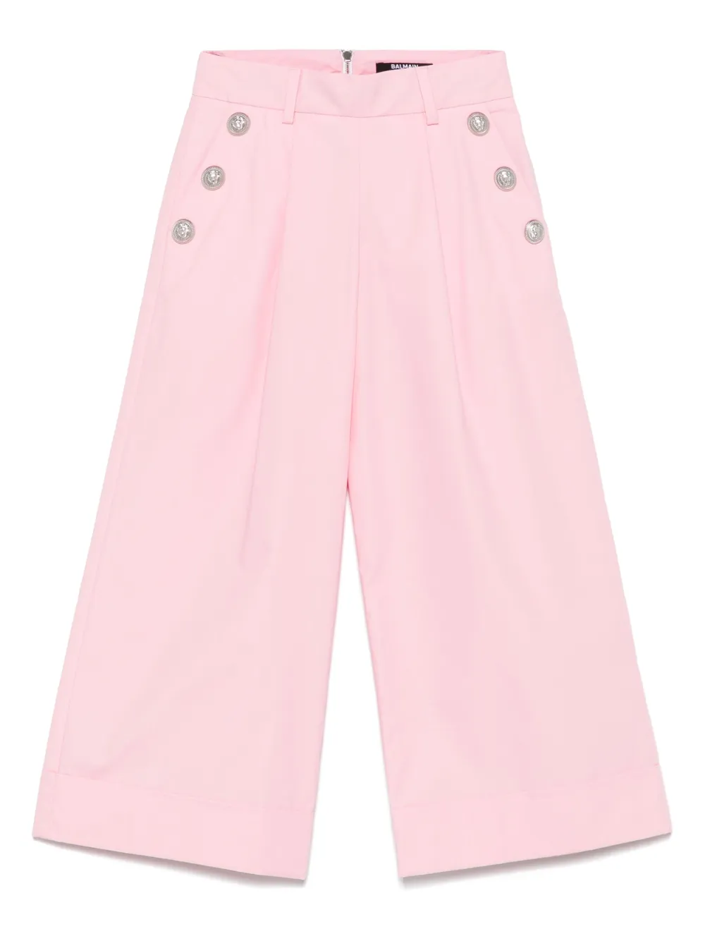 

Брюки широкого кроя Balmain Kids, розовый