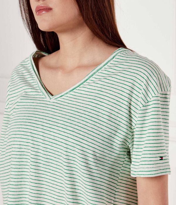 Футболки Loose fit Tommy Hilfiger, зеленый — фото 4