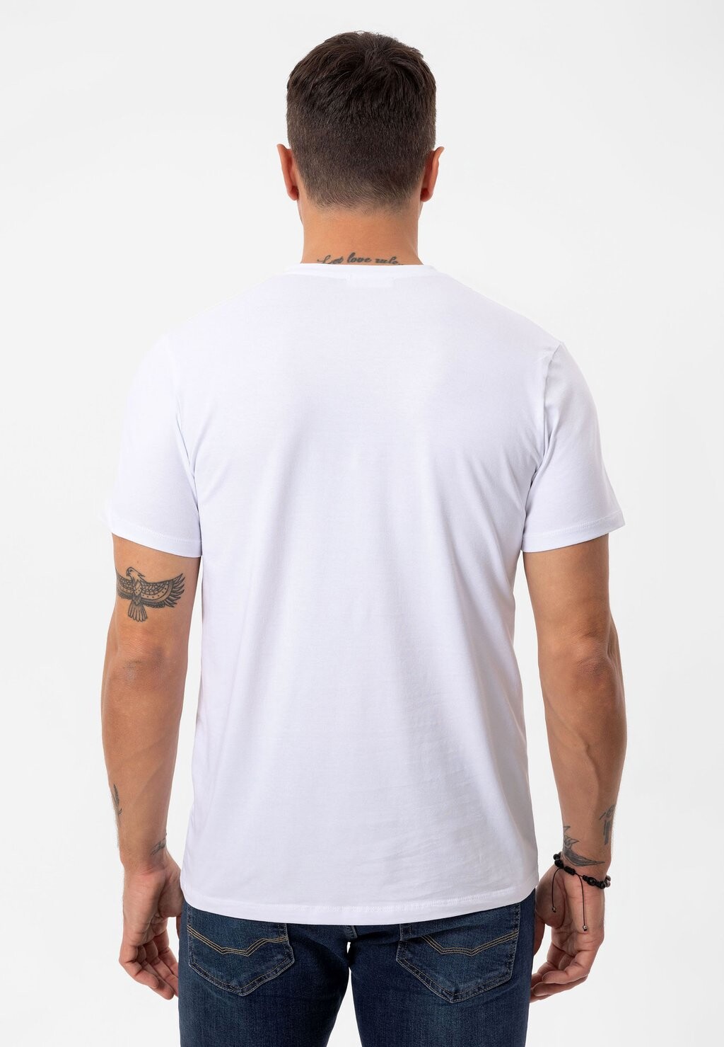 

Футболка базовая Demis 3 Pack Daniel Hills, белый индиго хаки