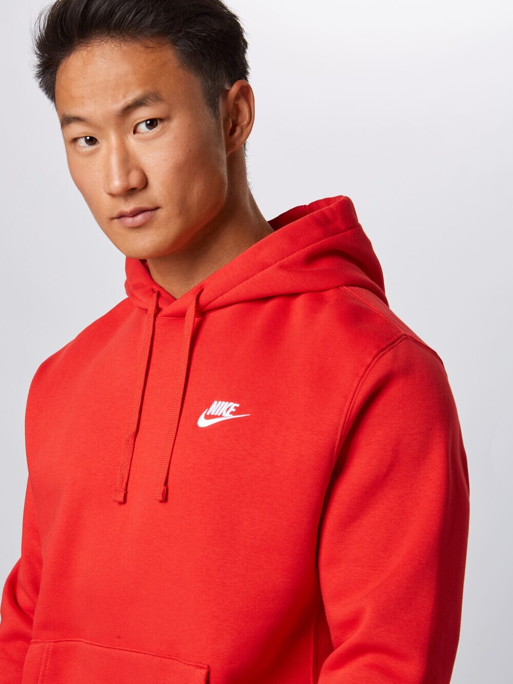 Спортивная толстовка стандартного кроя Nike Sportswear Club Fleece, красный — фото 3