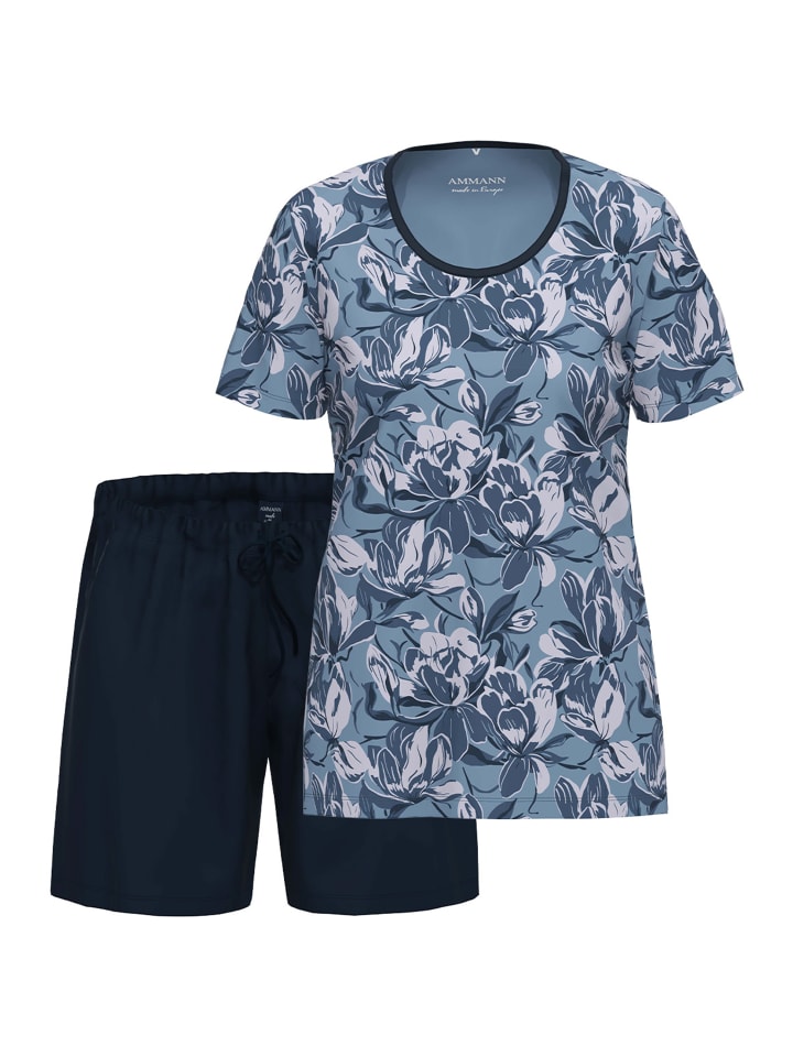 

Ammann Пижама Night & Home синего цвета