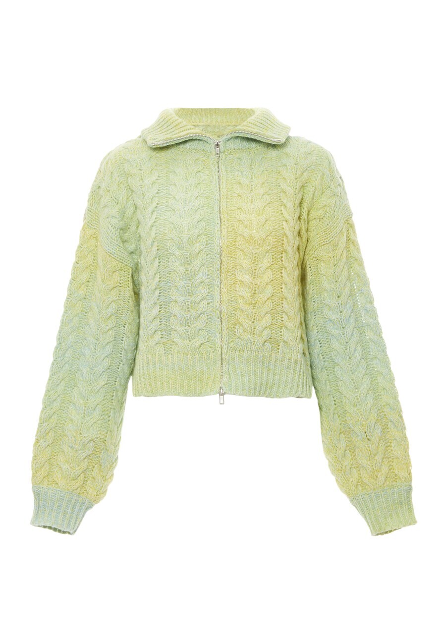 

Вязаный кардиган MYMO Knit Cardigan, лаймовый