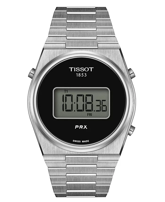 

Мужские цифровые часы PRX со стальным браслетом, 40 мм Tissot