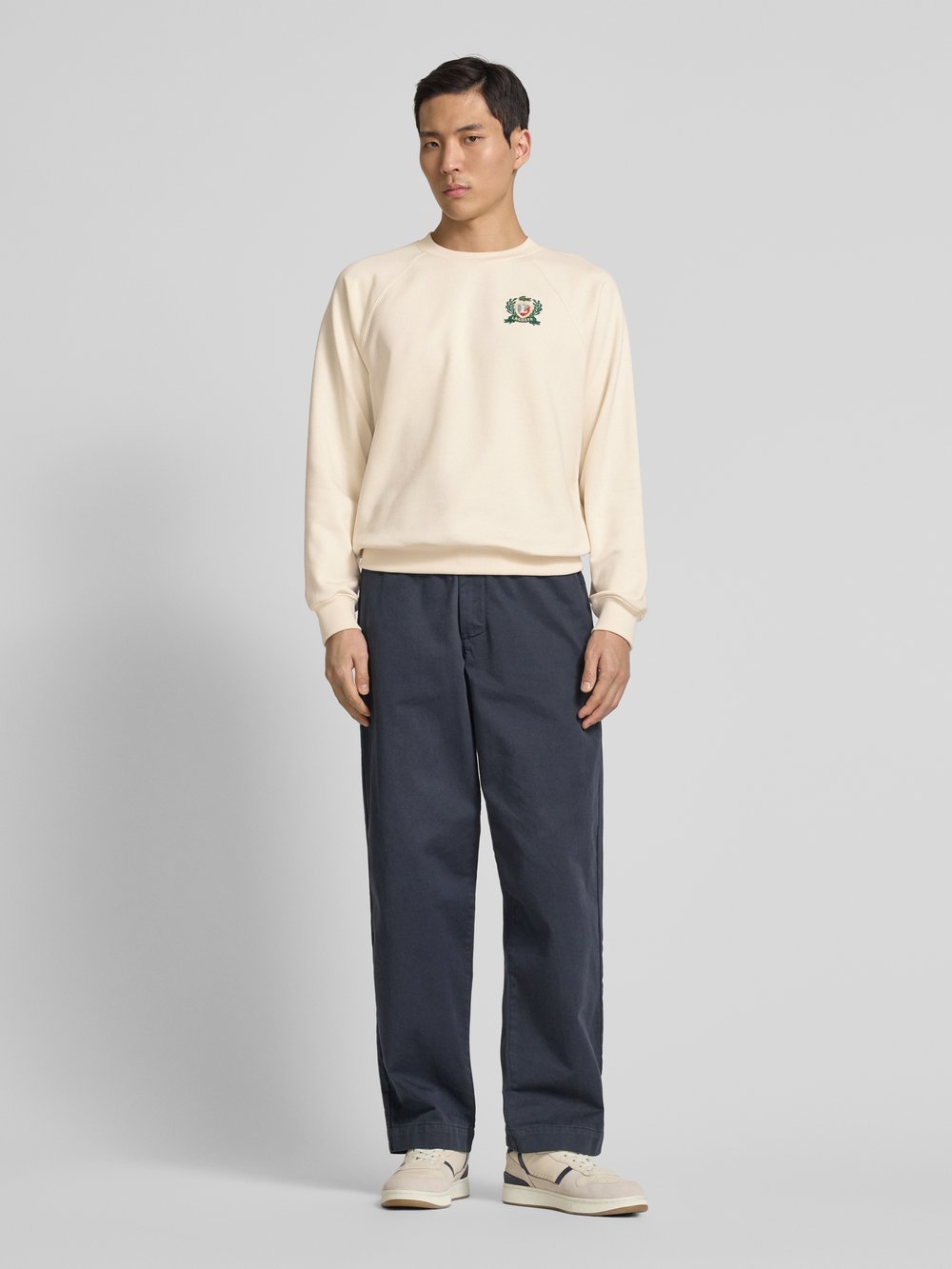 

Толстовка с логотипом Lacoste, кремовый