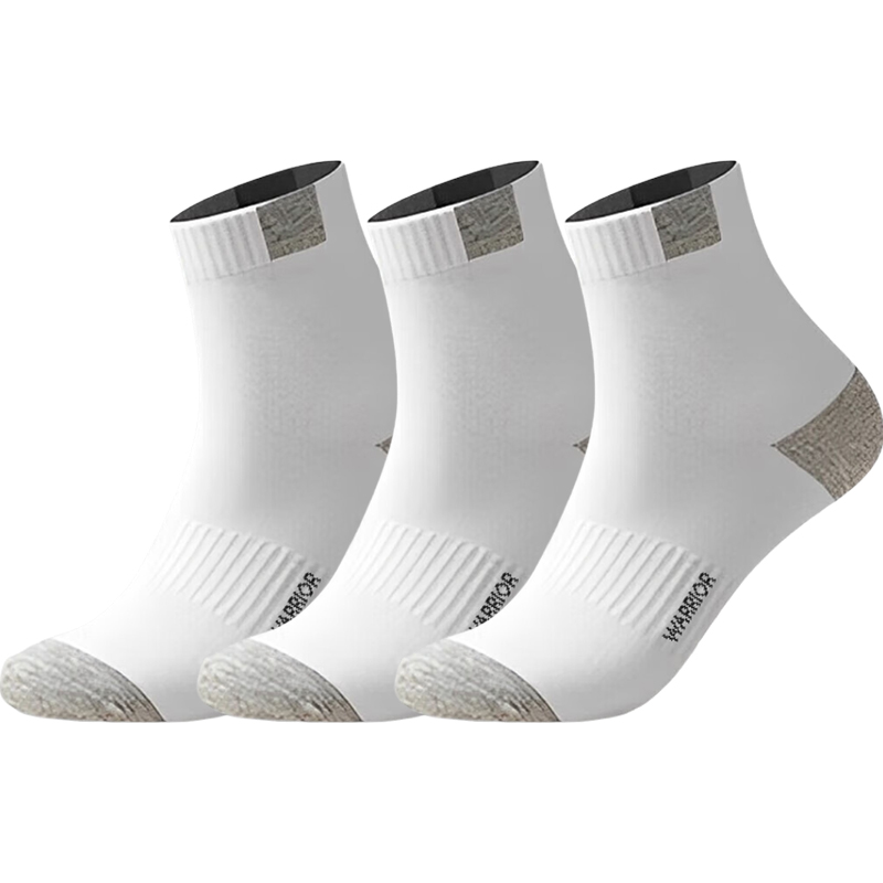 

Унисекс носки Mid Calf WARRIOR, [special offer 3 pack]белый