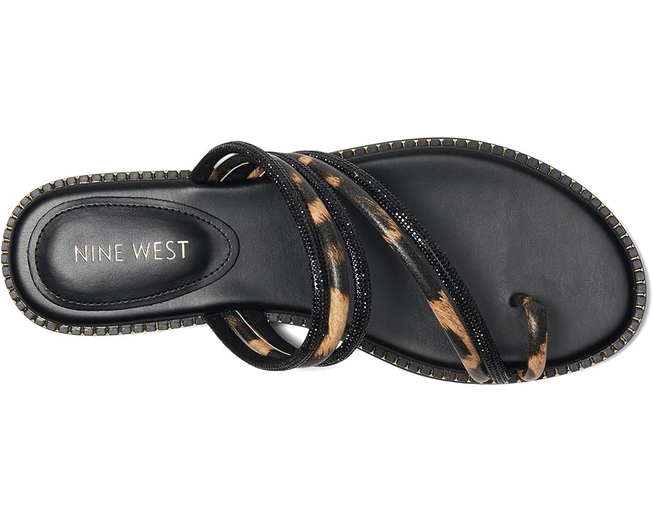 Сандалии Nine West Dashin, цвет Black/Leopard Multi — фото 2