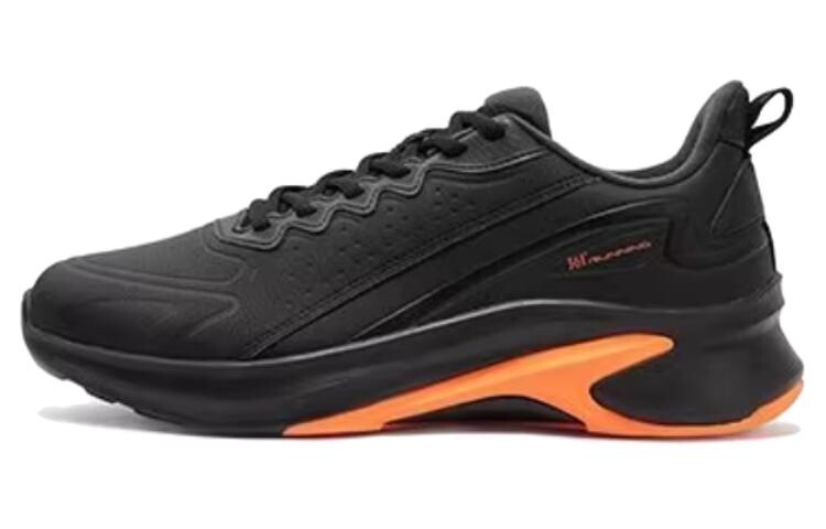 

Кроссовки мужские низкие Obsidian Black/Vermilion Orange 361°