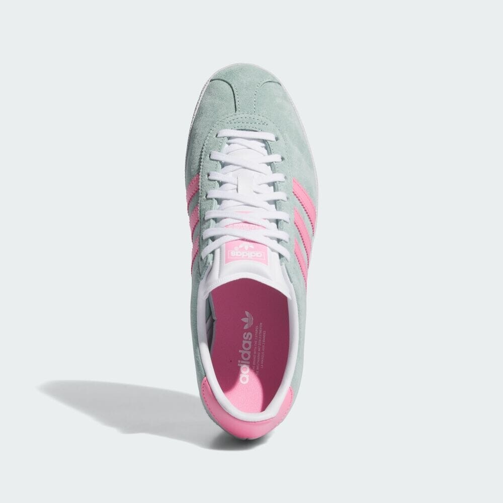 

Кроссовки Adidas GAZELLE UP, цвет Hazy Green/Bliss Pink/White