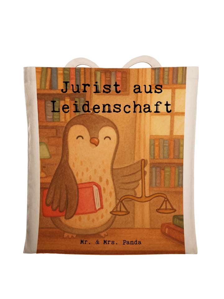 

Mr. & Mrs. Panda Сумка-шоппер с дизайном «Страсть к юриспруденции» и надписью белого цвета