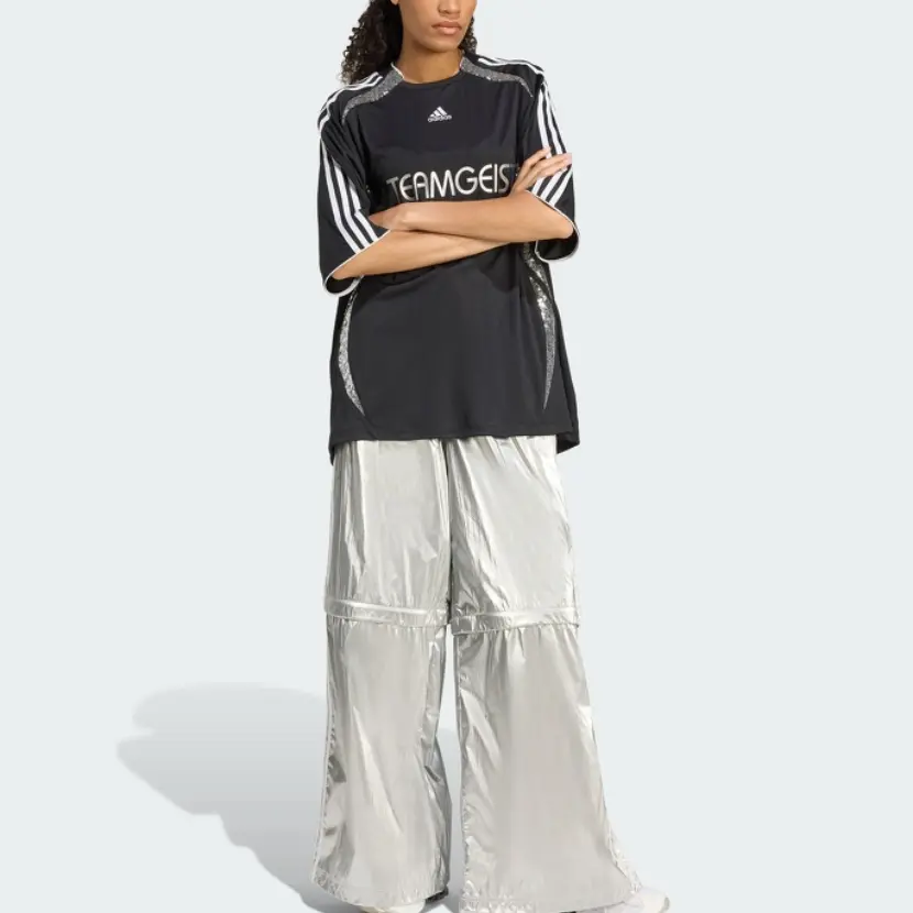 Футболка Teamgeist Sequin embellished Jersey Adidas, черный — фото 4