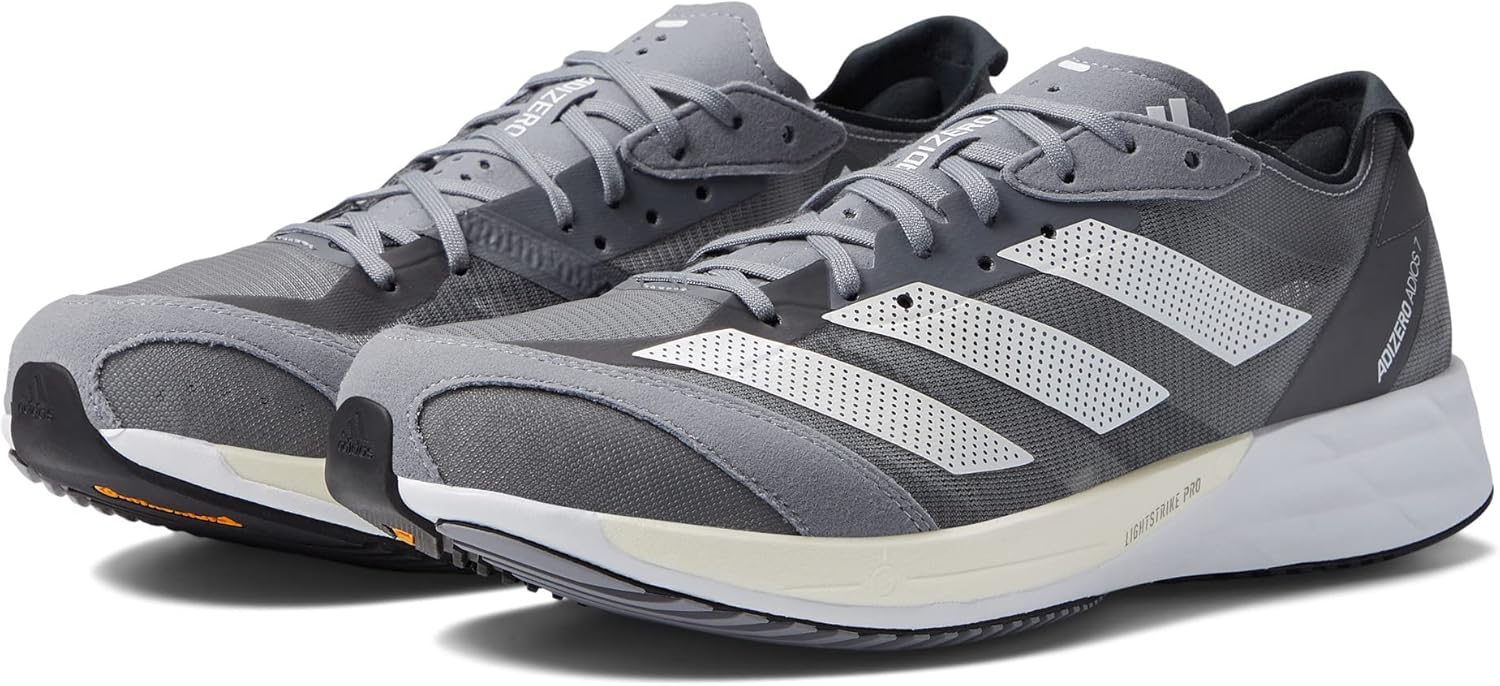 Мужские кроссовки Adidas Adizero Adios 7, серый — фото 2