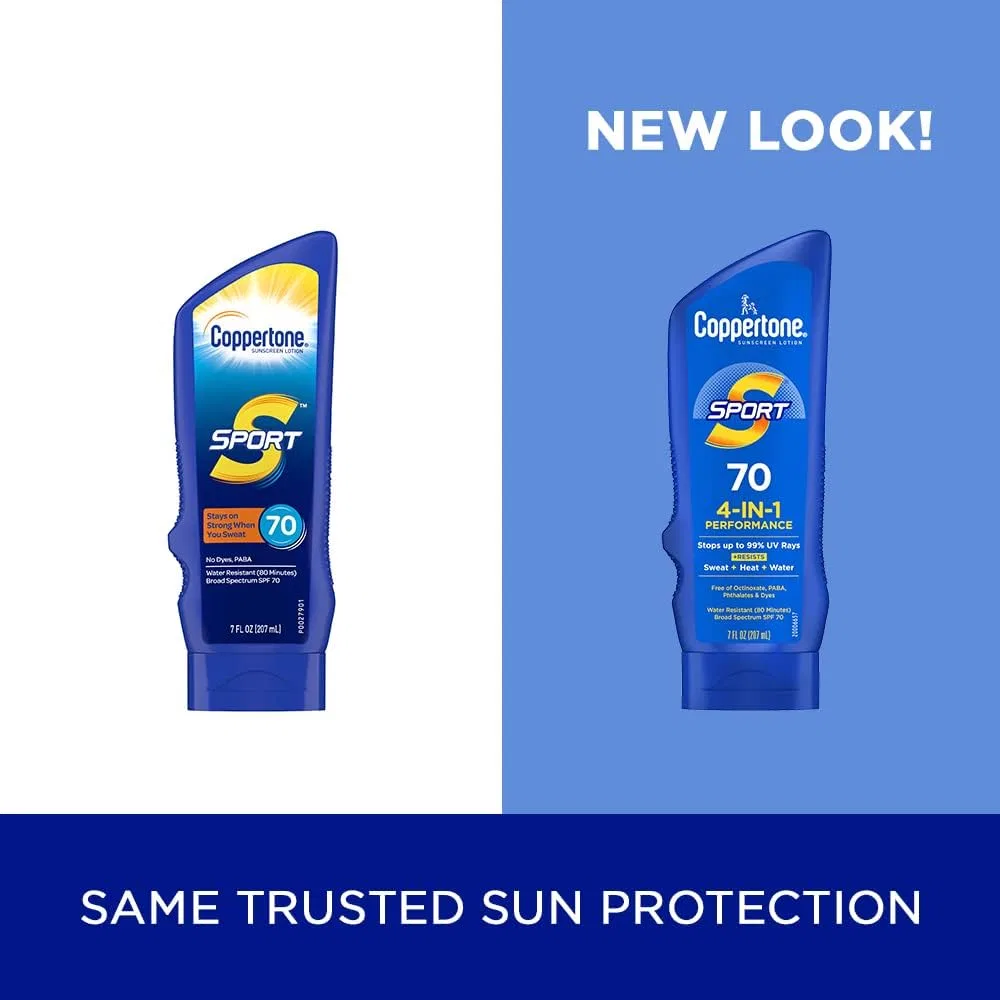 Солнцезащитный лосьон для спорта Coppertone SPF 70, 207 мл — фото 2