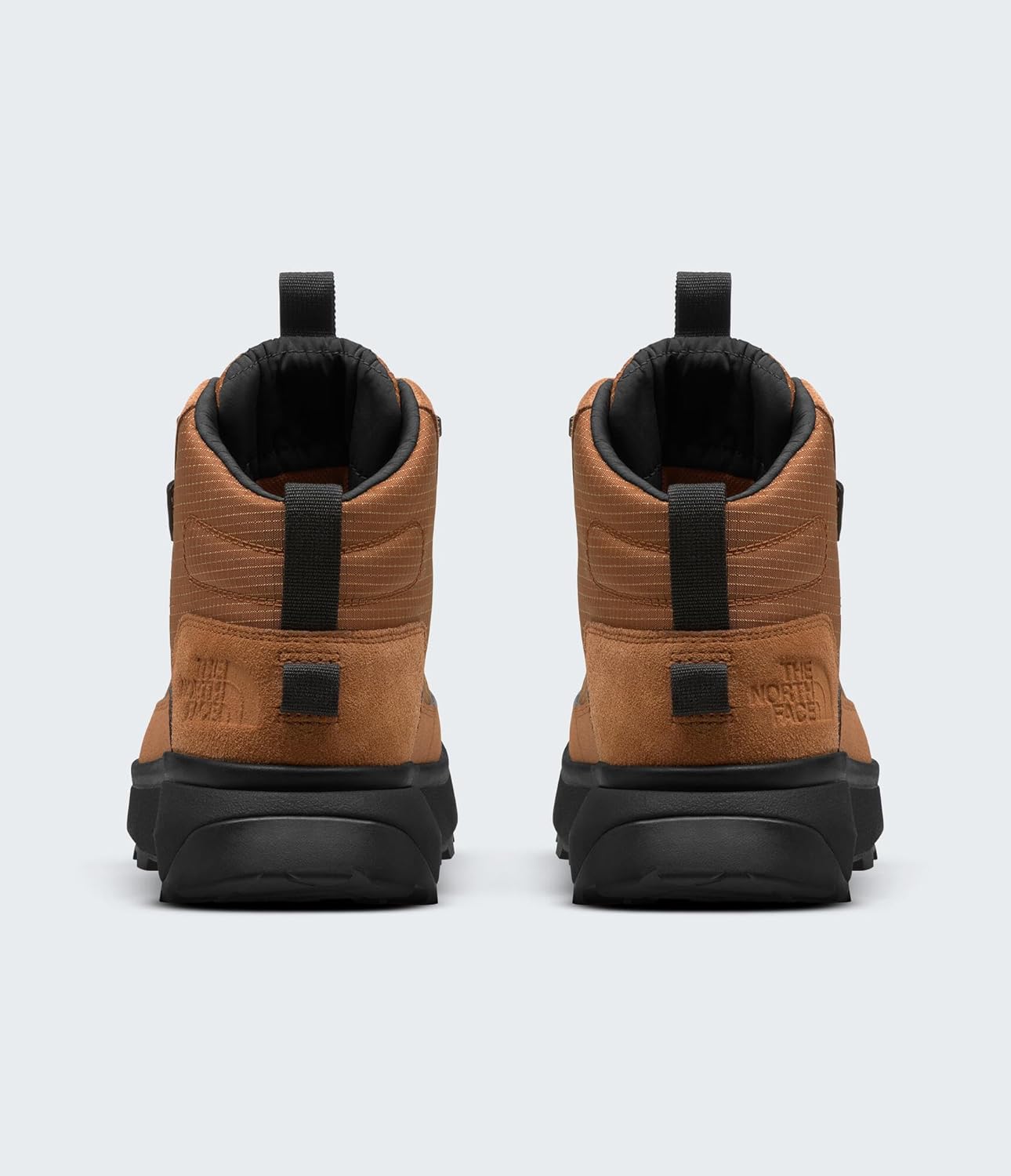 Мужские водонепроницаемые треккинговые ботинки The North Face Bergen Mid, Утепленные зимние ботинки с протектором 4,5 мм, черный — фото 4