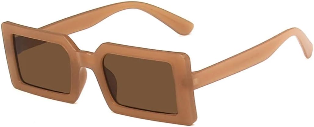 

Солнцезащитные очки с защитой UV400 | Линзы конфетного цвета, маленькая оправа | Для женщин и мужчин, для занятий спортом на открытом воздухе и вождения DSVIGF, Tea Brown