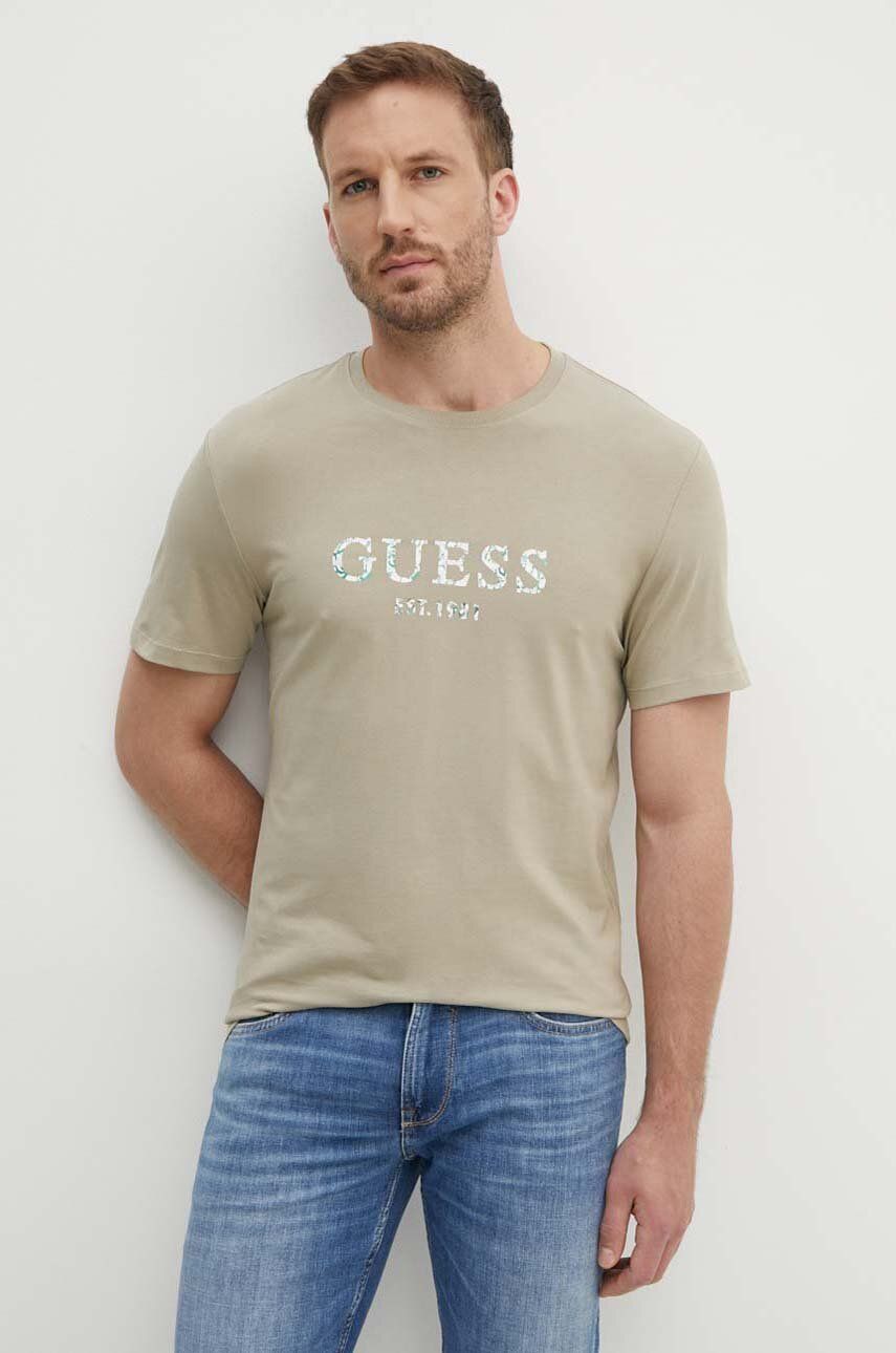 

Guess футболки, бежевый