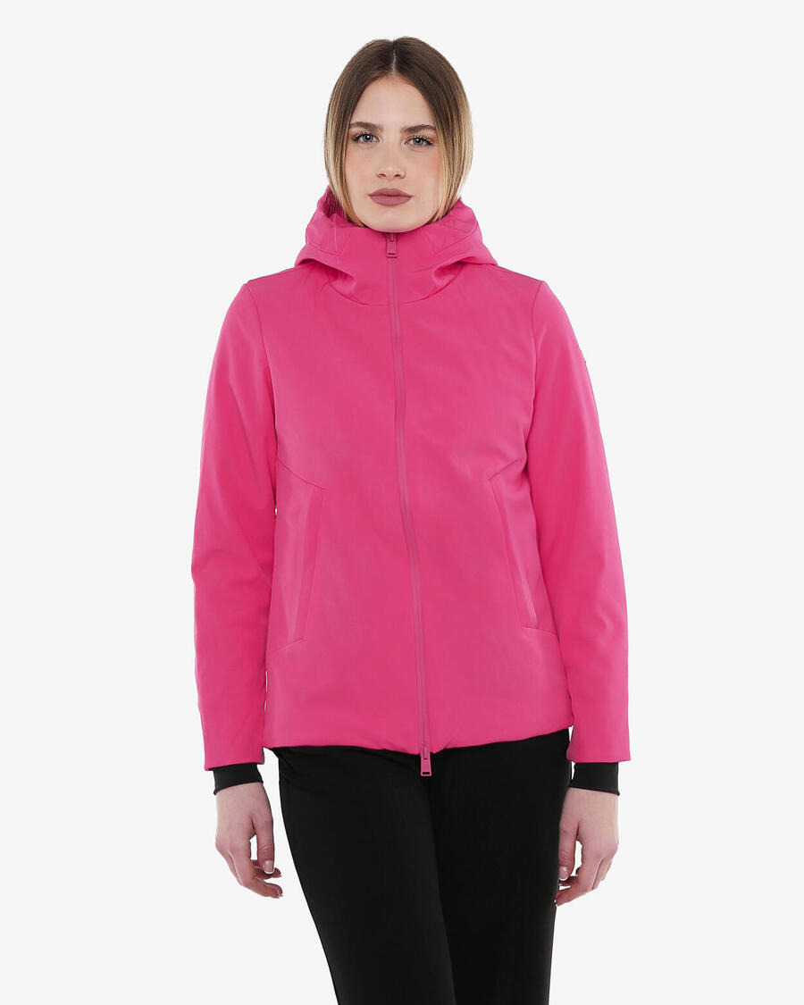 

JAKED Женская синтетическая фитнес-куртка малинового цвета