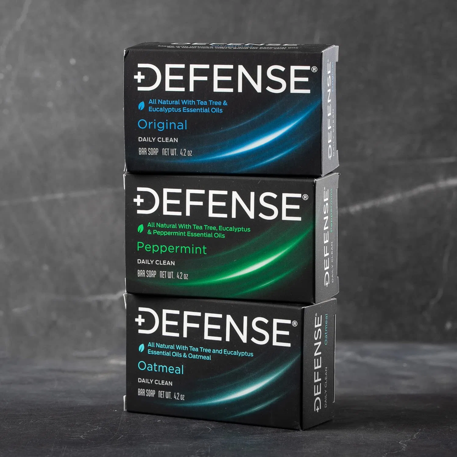 Набор из 3 кускового мыла Defense Soap «Original Peppermint and Oatmeal» Defense Soap — фото 3