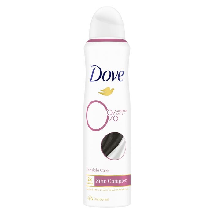 

Дезодорант Desodorante Spray 0% Aluminio Invisible Dove, 150 ml
