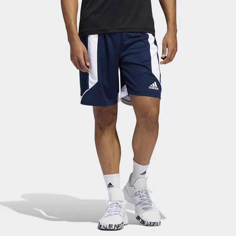 Шорты повседневные Collegiate Marine Blue/White Adidas — фото 4