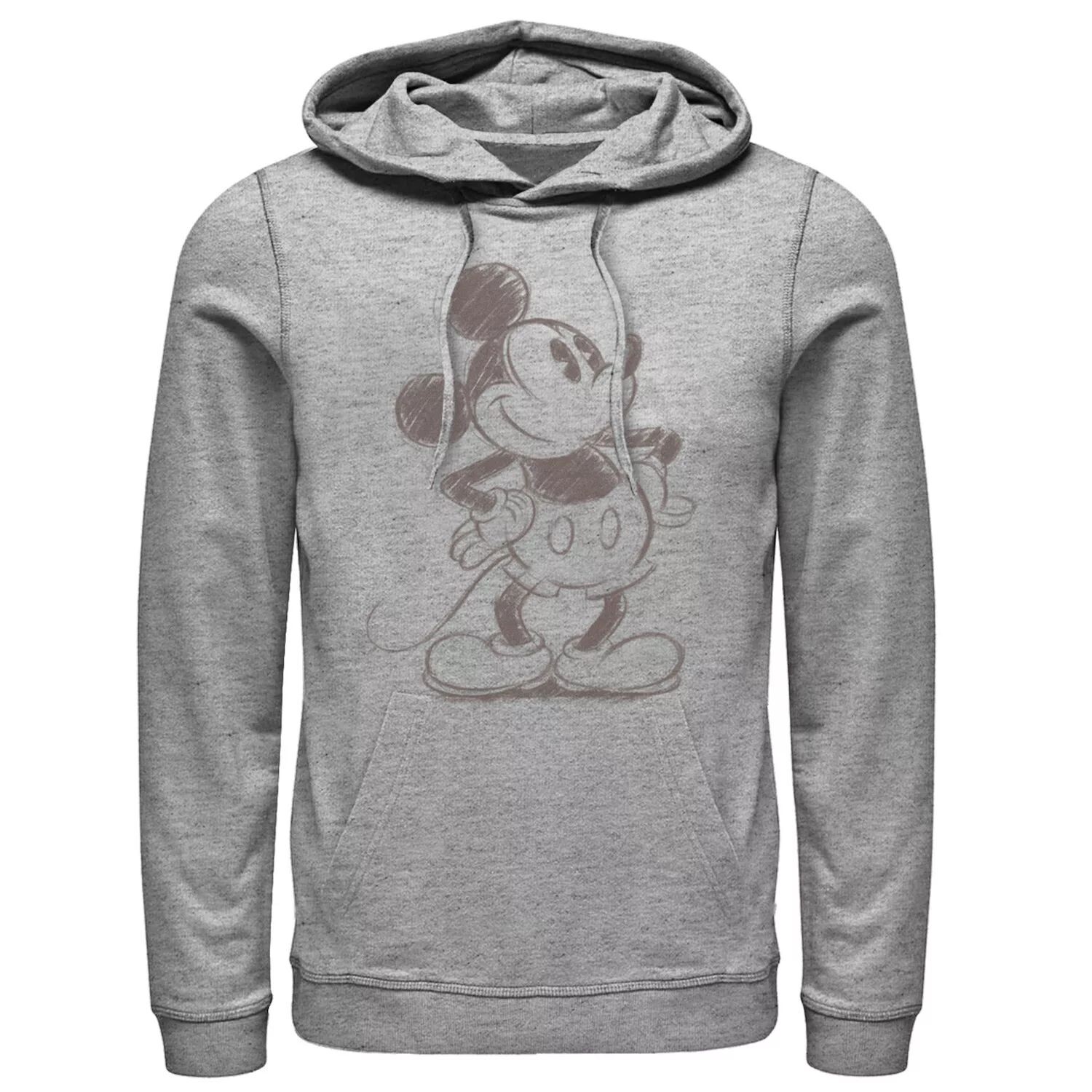 

Мужская оригинальная толстовка с капюшоном Disney Mickey Mouse Pencil Sketch